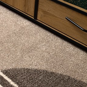 Dywany Łuszczów, Kusový koberec Fusion 0810 beige/brown, 140x190, viacfarebná, kancelária