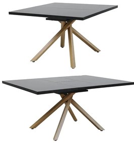 Rozkladací stôl Ursa B10038 120/160x120cm čierna