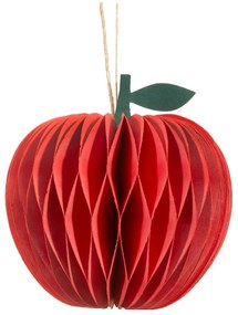 Papierová ručne vyrábaná vianočná ozdoba ø 8 cm Honeycomb Apple – Sass &amp; Belle