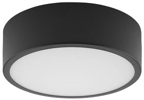 Stropné svietidlo DANTE 1xE27/60W/230V pr. 26 cm čierna