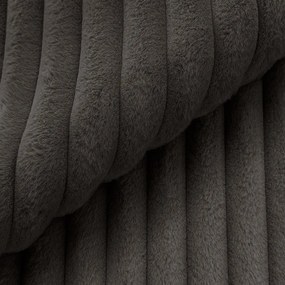 Tmavosivá menčestrová rohová pohovka (ľavý roh/do tvaru "U") Justin – Ropez