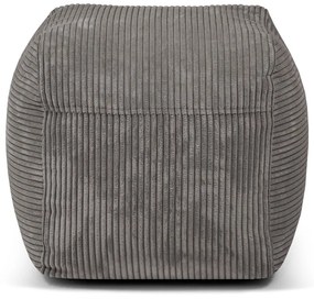 Tmavohnedý menčestrový sedací vak Plus 50 Lounge – SLOWDOWN