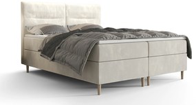 Manželská posteľ Boxspring 180 cm Saruta (béžová) (s matracom a úložným priestorom). Vlastná spoľahlivá doprava až k Vám domov. 1047387