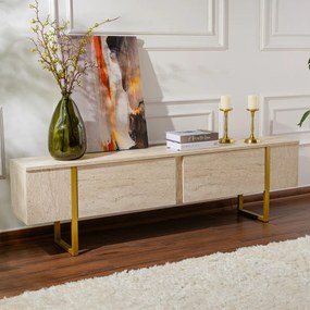 Televízny stolík Serenity Travertine