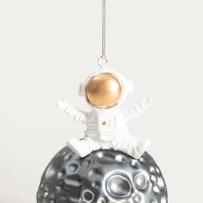 Závesná vianočná dekorácia GLASSO kozmonaut 754050