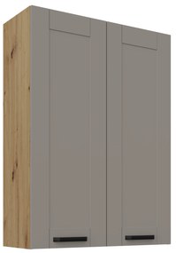 Horná kuchynská skrinka Lucid 80 G-108 2F (korpus: dub artisan + front: mdf claygrey). Vlastná spoľahlivá doprava až k Vám domov. 1134694