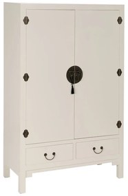 Biela šatníková skriňa 100x160 cm Oriente – Ixia