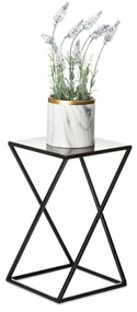 Stojan na kvetiny Loftstyle 2 40 cm čierny