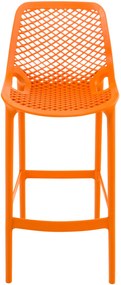 Plastová barová stolička DS10778434 - Oranžová