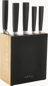 Súprava nožov so stojanom Fino Black, 6 ks