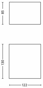 Philips 17303/47/16 - LED vonkajšie nástenné svietidlo MACAW LED/3W/230V IP44