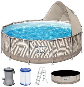 Bestway Power Steel bazén s filtračným čerpadlom a zastrešením  (100370198)