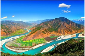 Obraz - River Yangtze (90x60 cm)