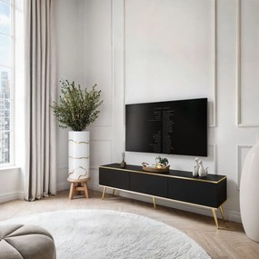 TV skrinka BOSTON III čierna 175cm