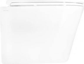 Hydroland Závesná WC misa so SoftClose sedadlom Safir, biela