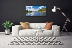 Obraz Canvas Jazero les príroda 120x60 cm