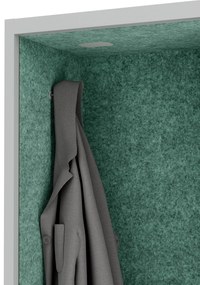 Sally 1150mm korpus Szary - siedzisko Zielony