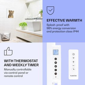 Klarstein Wonderwall Air Art Smart, infračervený ohrievač, 60 x 60 cm, 350 W, lev