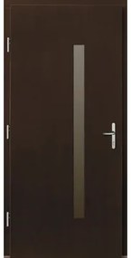 Vchodové dvere Silves drevené 110x210 cm L orech