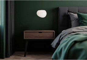 Čierno-biele závesné svietidlo ø 25 cm Stones – Candellux Lighting