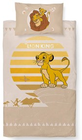 Detské obliečky do postieľky Leví Kráľ Malý Simba, 100 x 135 cm, 40 x 60 cm