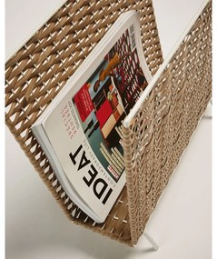 Stojan na časopisy z umelého ratanu Shibori – Kave Home