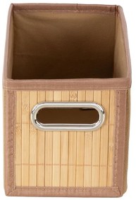 Bambusový úložný box v prírodnej farbe 15x31x15 cm – Compactor