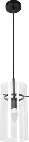 Toolight Toolight, závesné svietidlo 1xE14 APP1211-1CP, čierna, OSW-14033