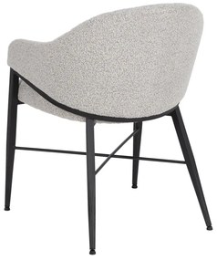 Svetlosivé kreslo – Ixia