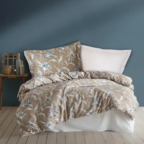 SATÉNOVÉ OBLIEČKY LUXURY PREMIUM VITALE 200X220 CM, 2KS 70X80 CM KVETY