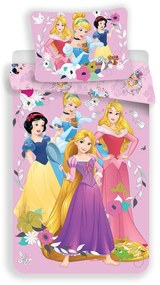 Bavlnené detské obliečky na jednolôžko 140x200 cm Princess - Jerry Fabrics