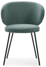 Zelené čalúnené jedálenské kreslá v súprave 2 ks Rush – Marckeric