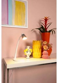 Lucide 18660/05/31 - LED Stolná lampa LUDO LED/4,5W/230V biela