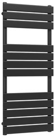 Erga Classic, vykurovacie teleso 1200x500 mm, 661W, čierna matná, ERG-LAV-CLAS-12050-BK