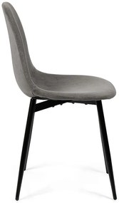 Noela Menčestrová jedálenská stolička MARIE šedá