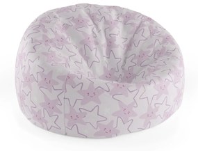 Sablio Sedací vak Cocoon Veselé hviezdy - 75 x 45 x 35 cm