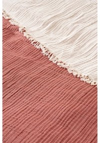Mušelínová prikrývka na dvojlôžko v tehlovej farbe 230x250 cm – Mijolnir