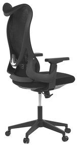 Autronic BONTEC Kancelárska stolička, hojdací mechanizmus, čierna sieťovina, KA-S248 BK Farba: Šedá