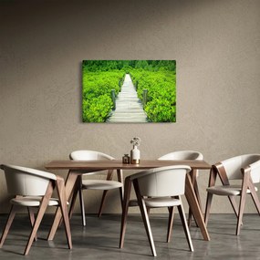 Obraz - drevený chodník (90x60 cm)