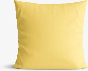 Goldea bavlnená obliečka na vankúš - žltá 50 x 70 cm