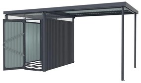 Záhradný domček so svetlíkmi Avenberg MAGNUS + prístavba 2.5 x 4.9 m - Premium