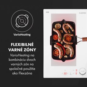 Klarstein Delicatessa 60 Hybrid, vstavaná indukčná varná doska, 7000 W, 4 zóny