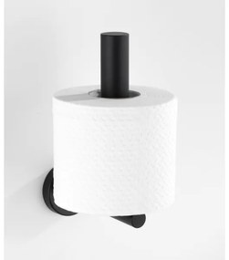 WENKO 24262100-Držiak toaletného papiera BOSIO BLACK 8x18 cm nerez/strieborný