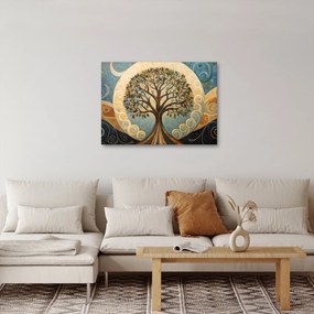 Obraz – Strom života a špirály (70x50 cm)