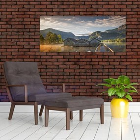 Obraz jazera (120x50 cm)