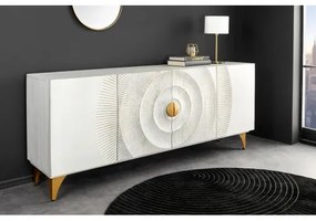 Komoda 45642 Bailey 177cm Drevo Mango Bielené - Komfort-nábytok