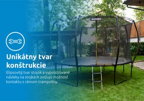 Marimex | Trampolína Marimex Comfort 366 cm + ochranná sieť + schodíky ZADARMO | 19000096