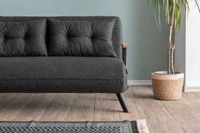 Pohovka futon Samara (Tmavá sivá). Vlastná spoľahlivá doprava až k Vám domov. 1073580