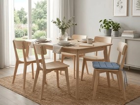 Podsedák na stoličku LINGE BLUE 37x37 cm, modrý