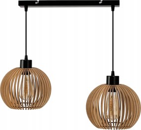 LED stropná závesná lampa s nastaviteľnou atmosférou 2xE27 do kuchyne a obývačky